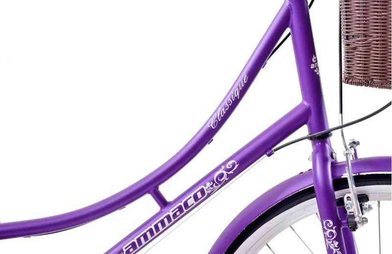 Ammaco Classique 26 Inch Dutch Lifestyle Bike Purple-2